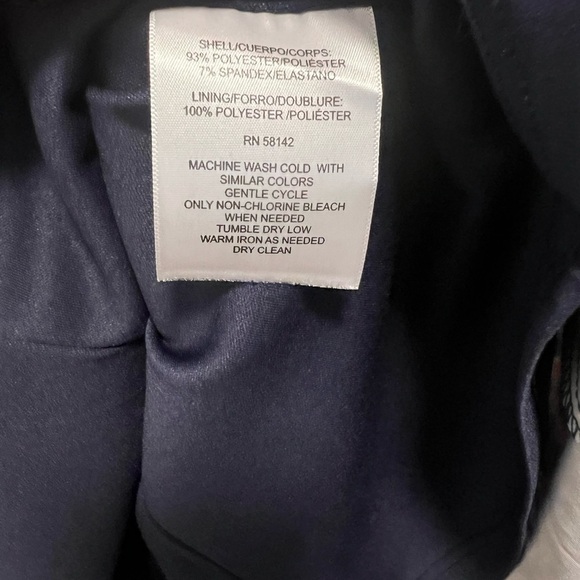 Maggie London Dress Womens Size 10‎ Sleeveless Abstract Blue Pink - Picture 4 of 4